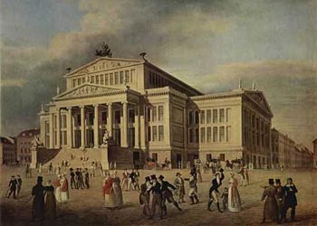 Schauspielhaus auf dem Gendarmenmarkt 1821