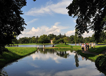 Blick in den Park von Wörlitz