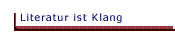 Literatur ist Klang